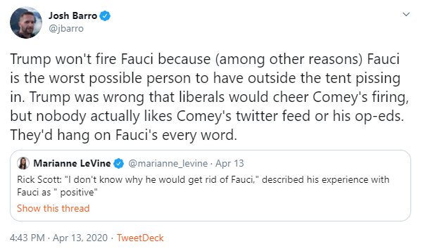 "What if everything is better than it looks and you're overreacting?"