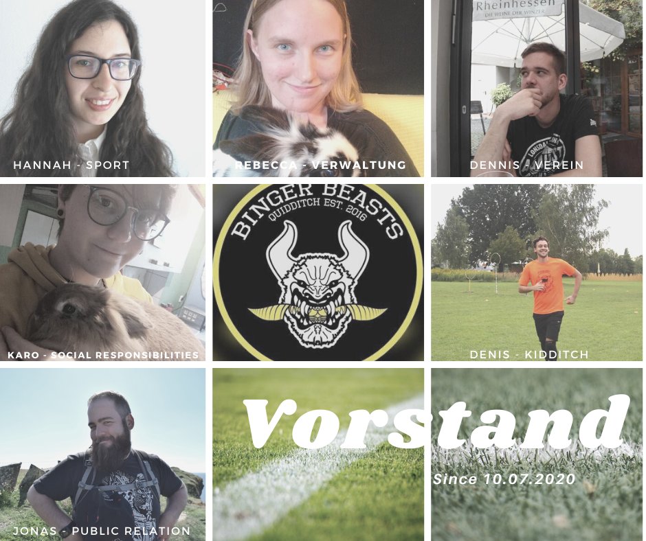 BingerBeasts's tweet photo. Wir präsentieren euch unseren neuen Vorstand! 🎉
#BingerBeasts #ichbineinbingerbeast #beastsareonfire https://t.co/CjHiRIaJYd