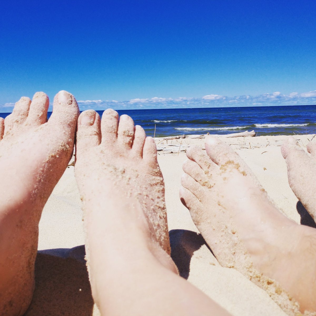 A lazy Lake Michigan Sunday