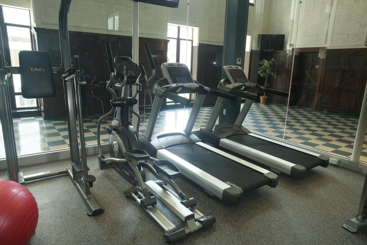 50WestFourth's tweet photo. Our fitness center is available to you 24/7! We have a variety of weight and cardio equipment for you to use, as well as televisions and open spaces for stretching and yoga. 

#wsnc #winstonsalem #myws #northcarolina #nc #dtws #winstonsalemnc #sogso #gso #visitnc #mywsnc https://t.co/IpEZ7l0fh6