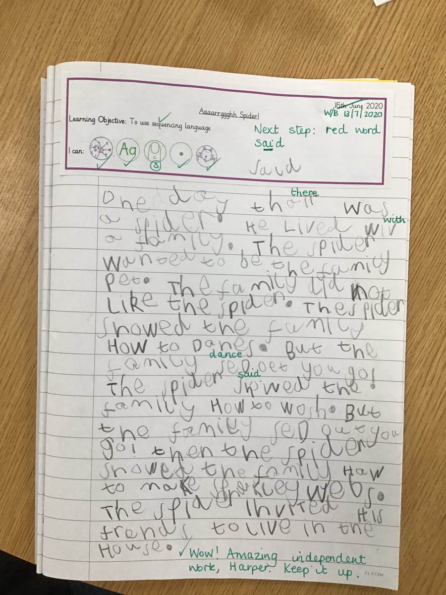 Rosslyn_Park's tweet image. Someone is ready for Year 1! Amazing independent work in Turtles Bubble this afternoon.
#terrificturtles #EYFSwriting #resilience