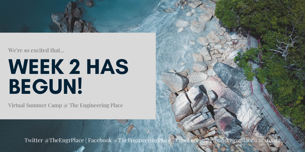 Happy Monday, it's a busy week! Between our K-8 Island Survival, Coding, ECE Arduino, ISE Humans in the System, and MSE Building Blocks camps, we're going to have so much fun. 🐺🔬
<a href="/NCStateEngr/">NC State Engineering</a> <a href="/NCState/">NC State University</a>