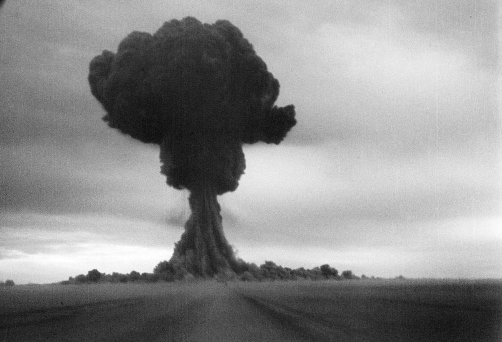 2 of XVIII: And, in 1949, when the Soviet Union successfully tested its own nuclear weapons, this new devastating capability split the world between two powers, the US and the USSR, with the ability to wipe out large swaths of civilizations.