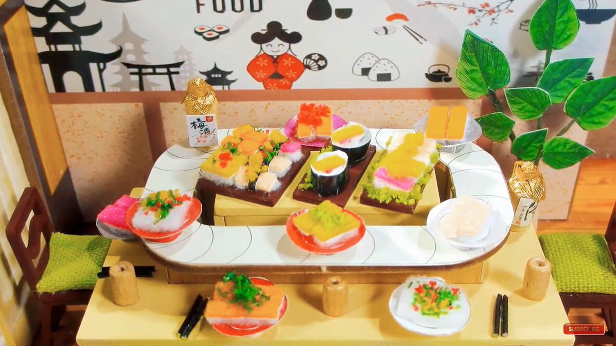 WithMiniature's tweet photo. Japanese restaurant: https://t.co/IcZLiOfmbg.                            #sushi #japaneserestaurant #japan #streetfood #restaurant #diy #miniaturehouse #miniatures https://t.co/4YpKaDNOTu