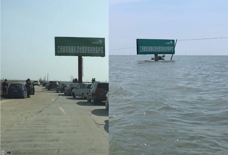  #ThreeGorgesDam  #YangtzeRiver #ChinaFloodingUpdated photos from Poyang Lake, China's largest freshwater lake in Jiangxi Province.