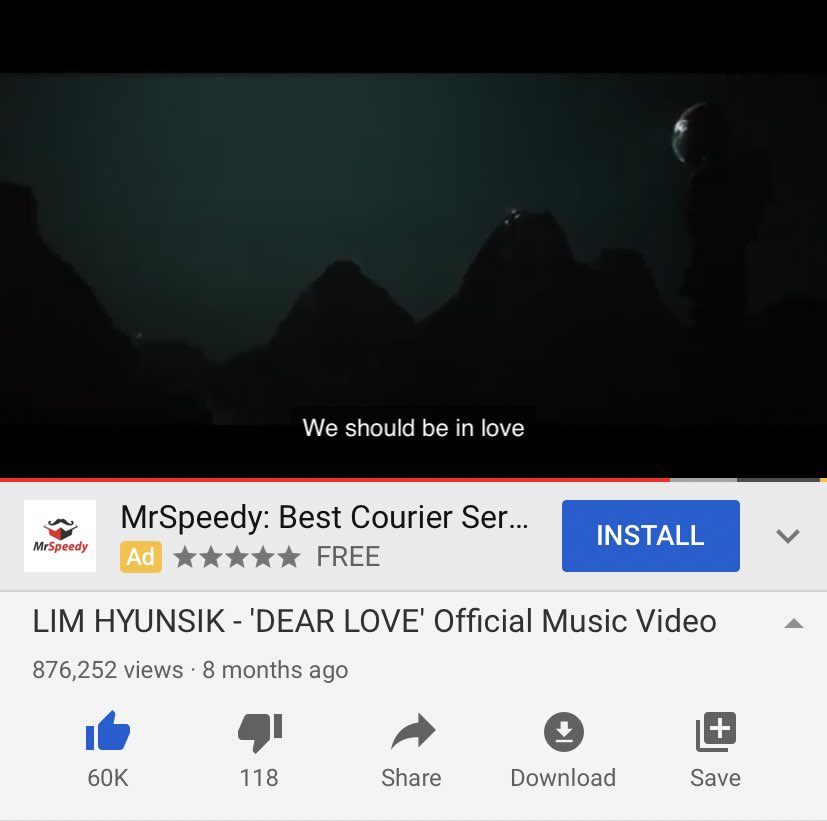 Dear Love view count streaming thread 13JULY2020 9:50PM KST876,252