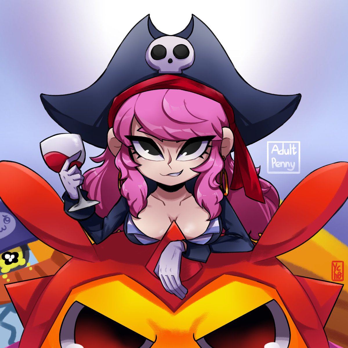 Yangchong On Twitter Adult Penny And Jacky Brawlstars Fanart Myart Https T Co Namnwlvwir Twitter - brawl stars penny fan art