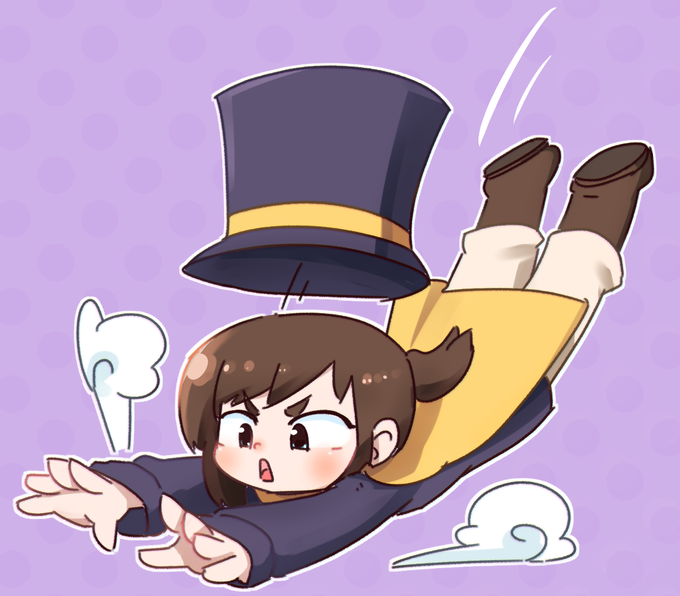 #a_hat_in_time
久しぶりにやったら楽しかったので描き( ˘ω˘ )
hatkidの胸元のファスナー下げたい? 