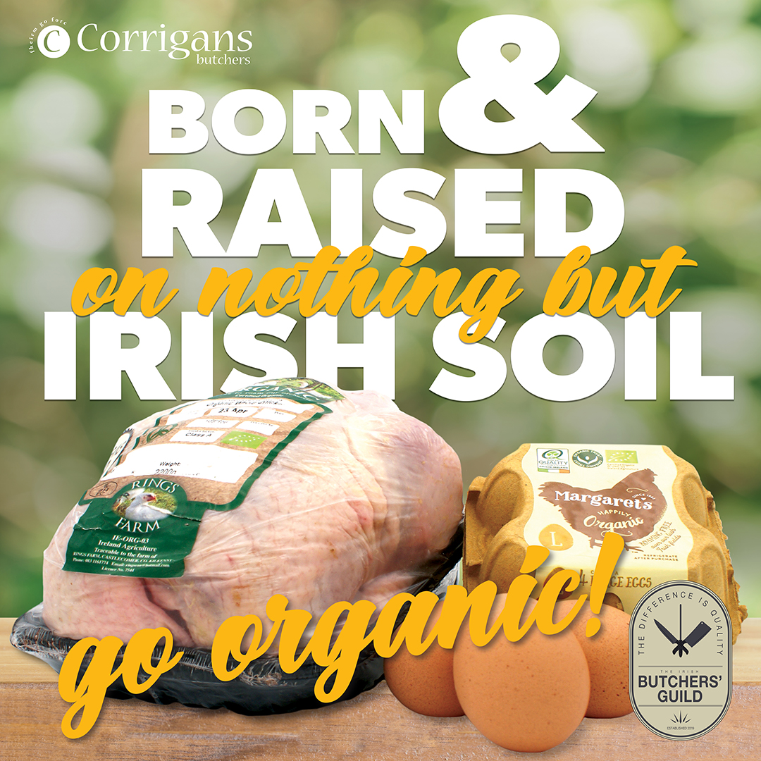 Born and raised on nothing but Irish soil… ☘️ We believe you can really taste the difference with these fantastic #organic products we have available in store. But don’t take our word for it… try for yourselves! 😋

#supportyourlocalbutcher #irishfoodproducers