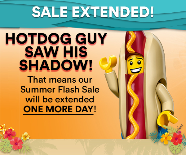HOT DOG! #LEGOLANDFl Summer Flash Sale has been extended ONE MORE DAY! 

legoland.com/florida/flash-…