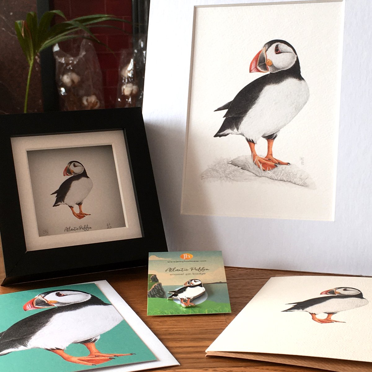 JennyHaslimeier's tweet photo. Now you can have your very own puffin print! View my latest puffin stuff - prints, pin badge and greeting cards! Now available in my web shop: https://t.co/Tg6hxDd1Oh
@VisitScotland @PromoteShetland #visitscotland #puffins #puffinmagic #lovepuffins #puffinart #promoteshetland https://t.co/StKhhSoxeJ