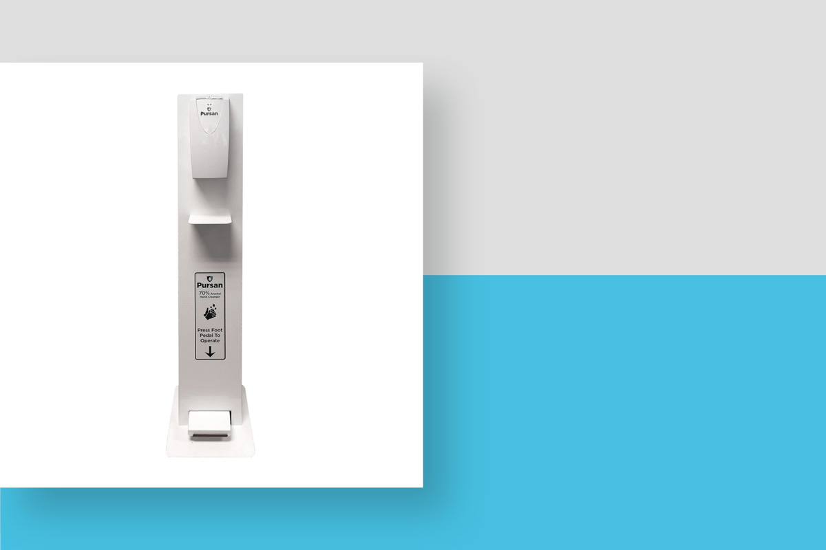 Now in White – Pedal Operated Hand #Sanitiser #Dispenser: bit.ly/38TDj9D #calabashmint #handsanitizer #shoponline shop.calabashmint.co.uk