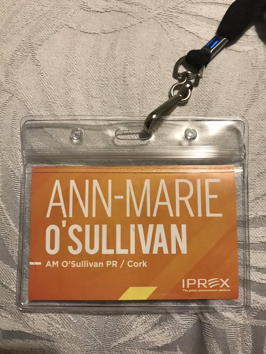 AddsOS's tweet photo. @WalshPRireland @IPREX_Global @amosullivanpr Came across my badge from last year’s #IPREXAGC2019 recently! Looking forward to catching up with #IPREXPartners https://t.co/IFPiVLPqoe