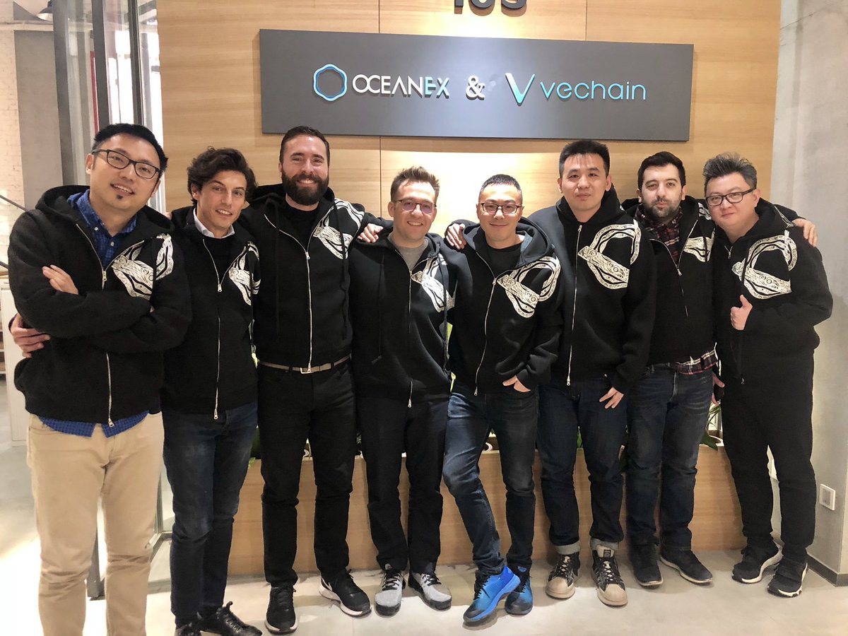 VeChain X #OceanEx If you think VeChain will succeed. Chances are very high  OceanEx will succeed. Long VET -> Long OCE Market cap is still very low  compared to other exchanges: $OCE