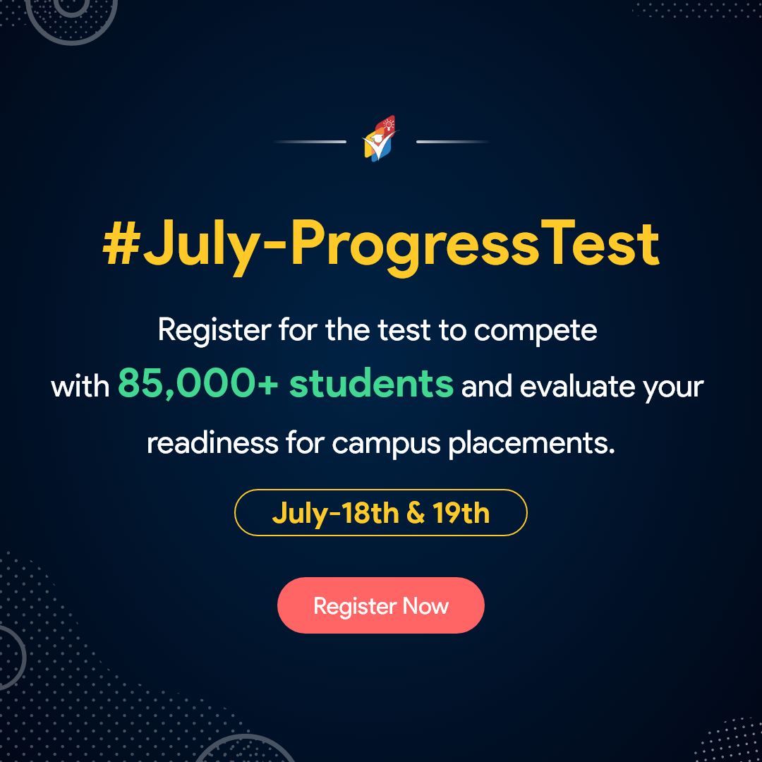 ConduiraOnline's tweet photo. Participate in the Progress Test July this weekend to test your readiness for the upcoming recruitments. Register for the Free Employability Prep Course to take the Progress Test -https://t.co/hKwCCw29Hn

#progresstest #conduiraonline #campusplacement #skilldevelopment https://t.co/CyG8fnhKRg