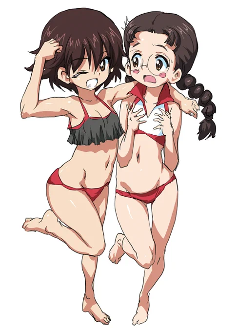 #ガルパン版深夜のお絵描き60分一本勝負
#ガルパン版深夜のお絵描き60分一本勝負_20200713

う～ん、また20分くらいオーバー…
お題「磯辺典子」「福田」

意味ありげな水着を着せられ、何かの部員にさせられそうになってる福田…という感じで 