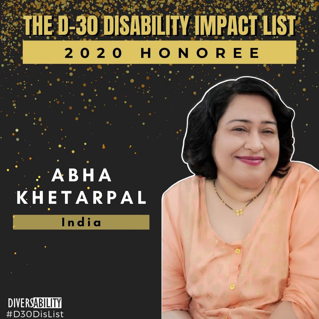 I am so pleased to say I have been named as one of 30 honorees to Diversability’s 2020 D-30 Disability Impact List out of 400 nominees globally!
I'm so proud to be chosen. More info about my fellow honorees is at mydiversability.com/d30 #D30DisList #Diversability #ADA