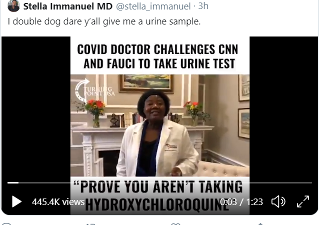 Fascinating connection between Nigerian Pentecostalism, hydroxychroloquine advoacy & COVID skepticism. Dr. Stella Immanuel spoke at press conference promoted by tea party group. She is also the leader of Fire Power Ministries, a charismatic-Pentecostal ministry in Katy, Texas.