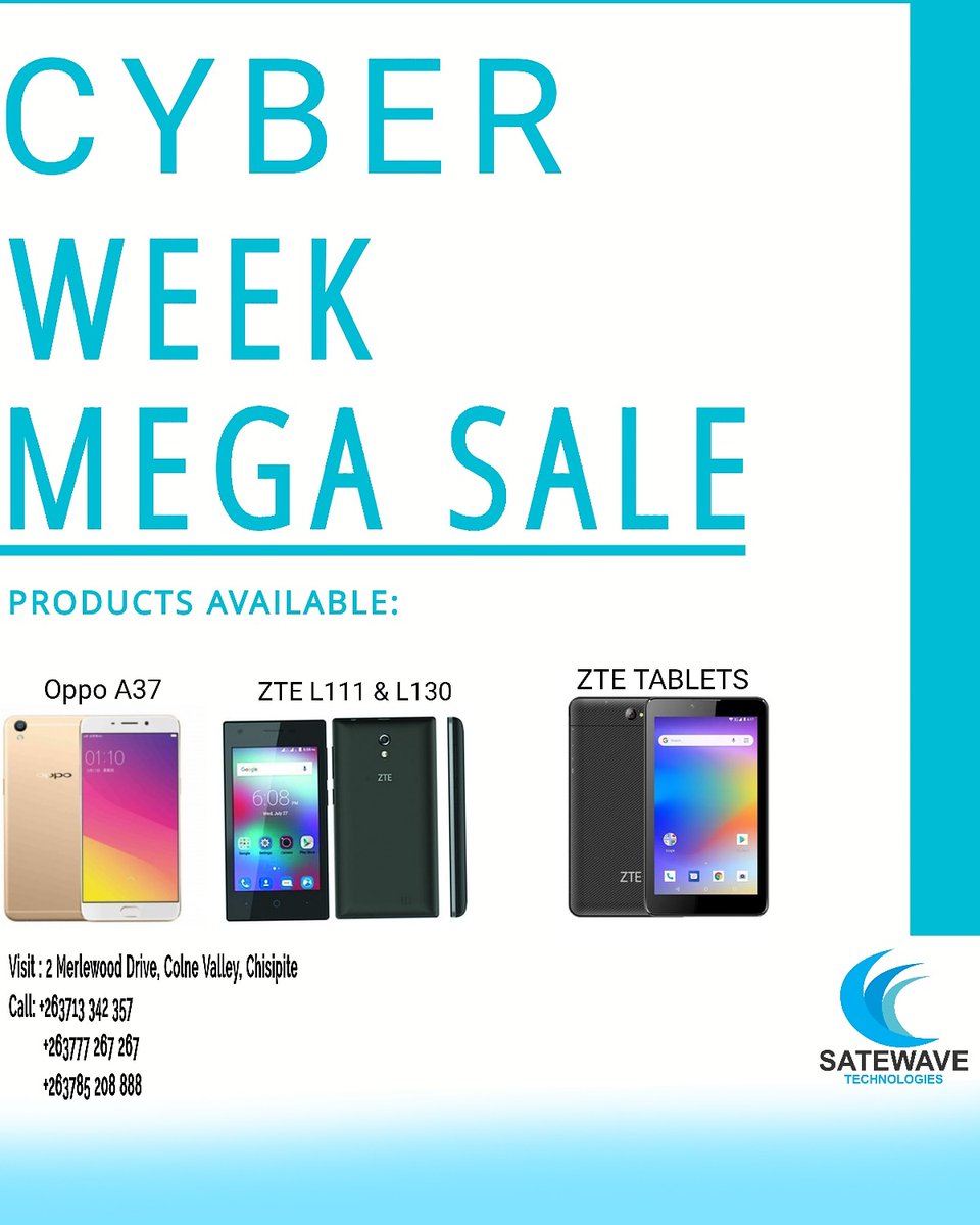 satewave's tweet photo. We have something for everyone, from the big spenders to the low spenders. Children, uncles and aunties. The simple, savvy and the classy...get in touch with us for phones and accessories that suits your style, age and budget. https://t.co/w8oJcRsIfG