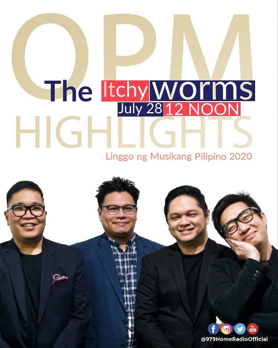 theitchyworms's tweet photo. Tune in at 12NN today on @HomeRadio979! https://t.co/fCEtBzU4Pn