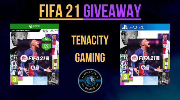 TenacityXG's tweet photo. 🚨GIVEAWAY TIME 🚨

For your chance to receive a FREE #FIFA21  on either Xbox or PS4, simply:

Follow @TenacityXG ❤️ 
Like 💙 and Retweet! 🔁
Tag 3 Friends! 👥

Good luck everyone!!- Winner announced on August 4th💙 #Giveaway https://t.co/V67Ih3Q61k