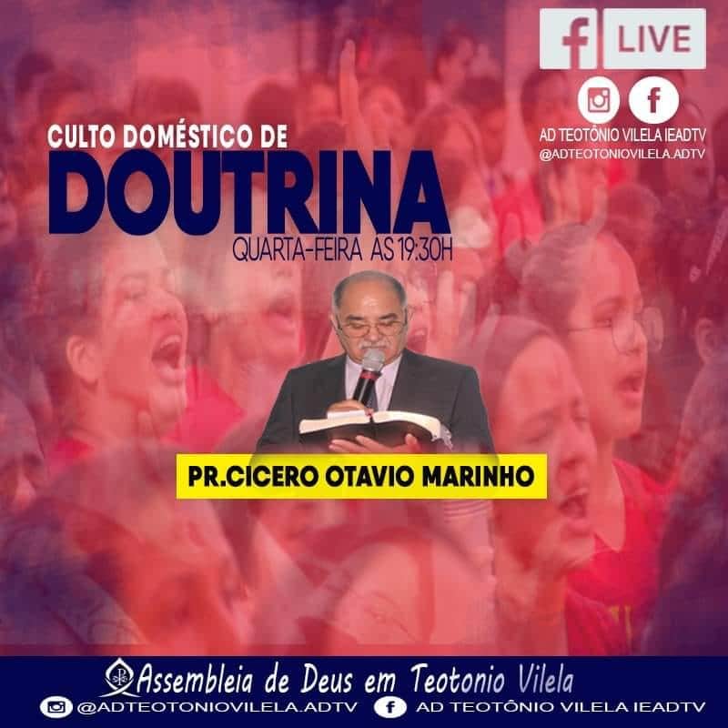 ADTVilela's tweet photo. CULTO AO VIVO | Quarta-feira 29 de Julho, vamos realizá o culto de ensino com a ministração do pastor Cicero Otavio Marinho. Reúna sua família para adora ao Senhor.

Transmissão pelo facebook AD TEOTONIO VILELA IEADTV https://t.co/aKOS9TeGFr