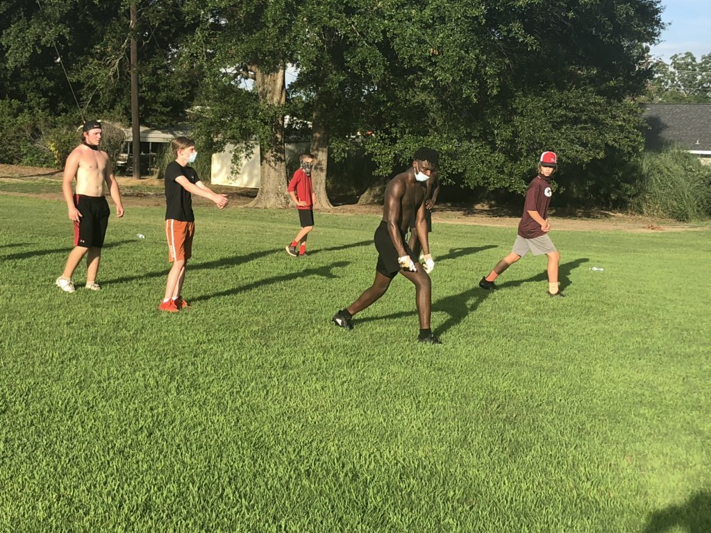 CoachBAlv's tweet photo. Great workout today can’t wait for August 3rd #GarrisonPride #StrongerTogether https://t.co/00XAjklTUE