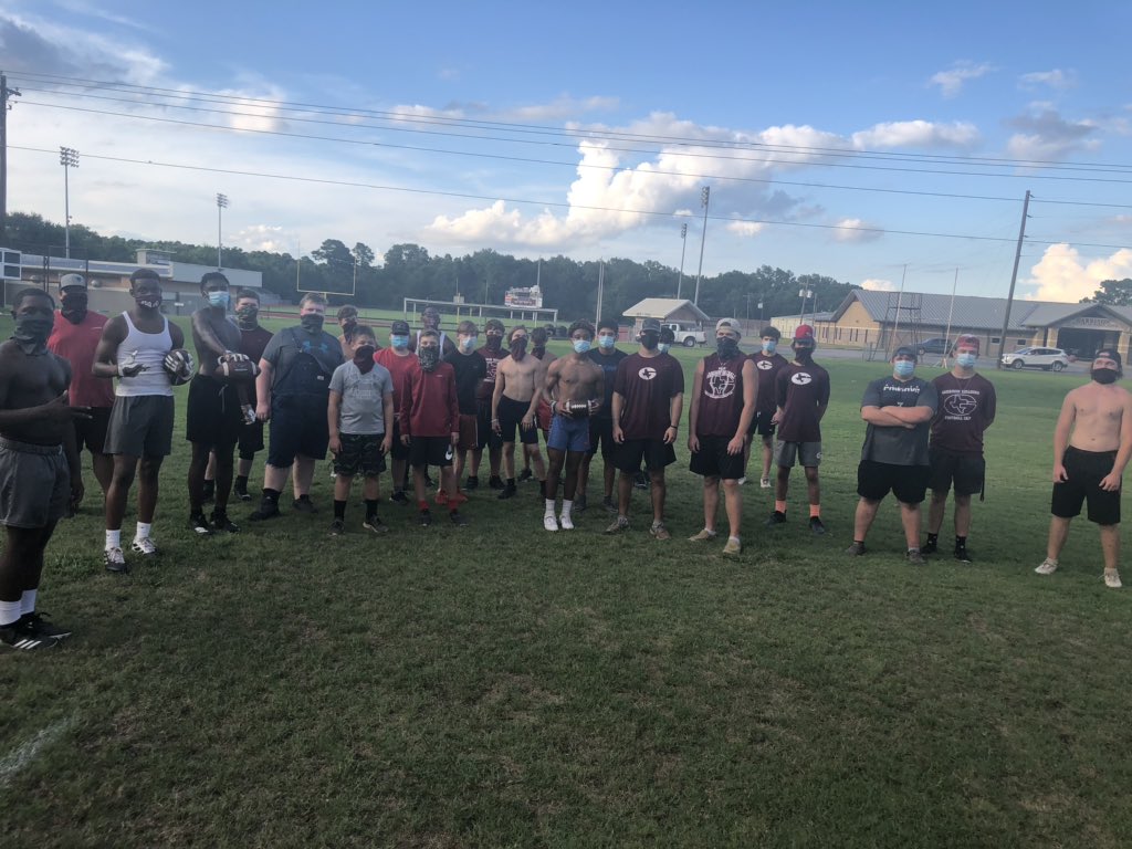 CoachBAlv's tweet photo. Great workout today can’t wait for August 3rd #GarrisonPride #StrongerTogether https://t.co/00XAjklTUE