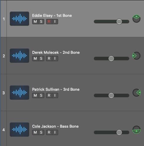 BoneYard_Music's tweet photo. Current recording project in the works. Nothing wrong with a little Chicago for trombones!
.
.
.
#boneyardmusic #bymcustommusic #trombonequartet #trombones #musicdoesntstop #quarentinelife #Collab https://t.co/RB5d9Z5Ec7