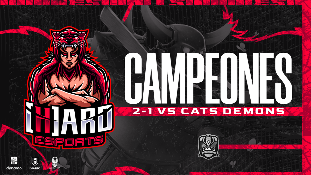 #ClashRoyale 👑

¡CAMPEONES! 🍾

A tres días del último trofeo, nuevamente volvemos a gritar campeones al vencer a todos nuestros rivales de 🏆 <a href="/GSL_GG/">Gold Sports League</a>. 🥳

#soHard🐯