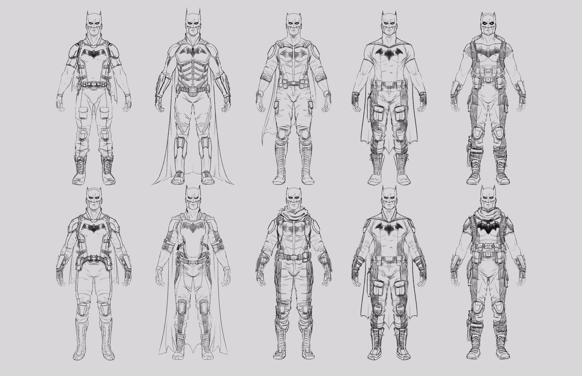 EthanCastillo05's tweet image. Taking @pboutte’s Costume Concept Design class at @CGMasterAcademy. First assignment, create mood boards for two characters and 10 thumbnails. I did Batman and Joel from @Naughty_Dog #TheLastOfUsGame2. Really excited for the class! #ConceptArt #ConceptDesign #Batman #Wacom