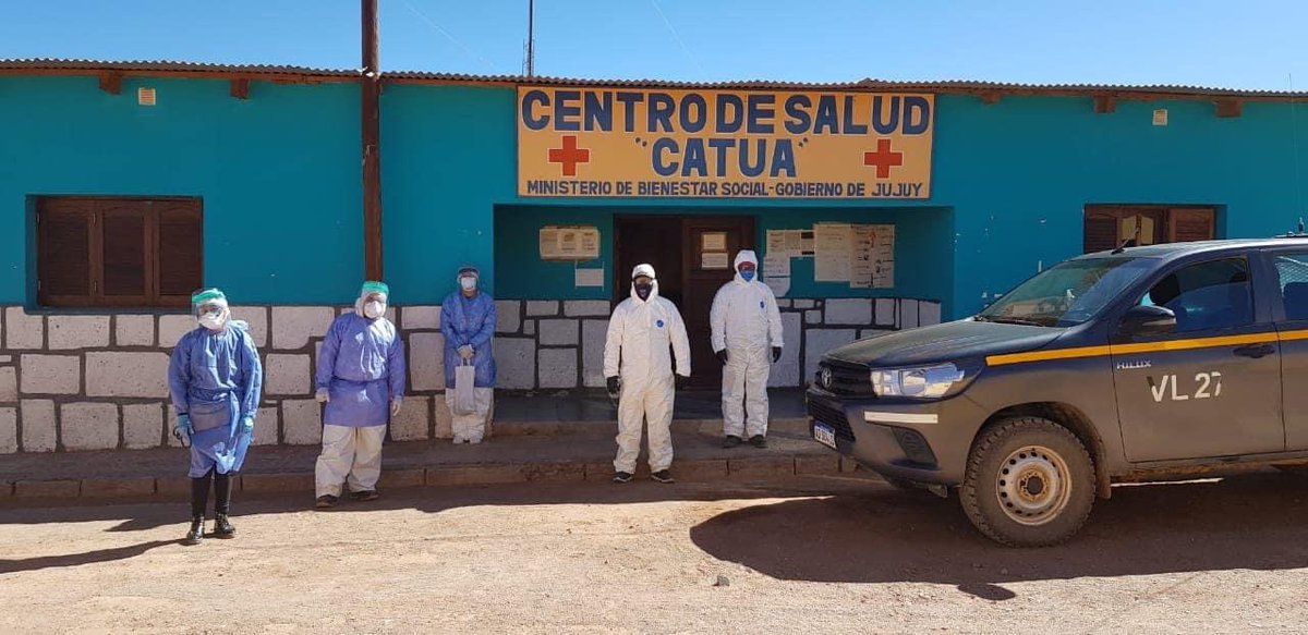 GerardoMorales's tweet photo. Nuestro personal sanitario está enfrentando al #Coronavirus en terreno, realizando un rastrillaje masivo por toda la provincia.
Las bajas temperaturas ni el hielo impidieron que los equipos de salud lleguen hasta Catua; en plena Puna jujeña a casi 4000 msnm. https://t.co/9ugLAWAZsx