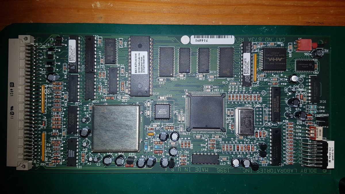 The main DSP56K2 control board, and the Zoran AC3 dec.(sorry for any rotated images, my S7 hates me.)