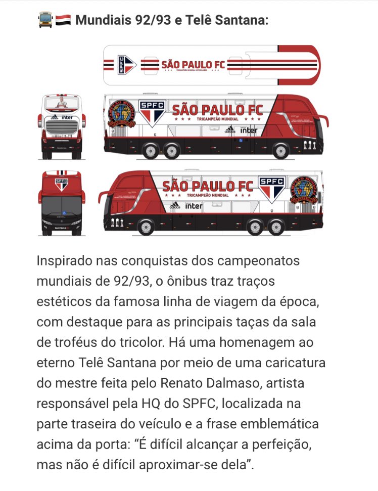Votação para escolher layout do novo ônibus do Tricolor já está ...