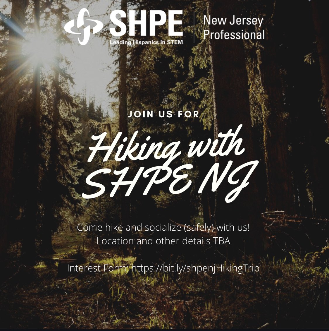 Join SHPE NJ on a hike! If interested fill out the following form: bit.ly/shpenjHikingTr…