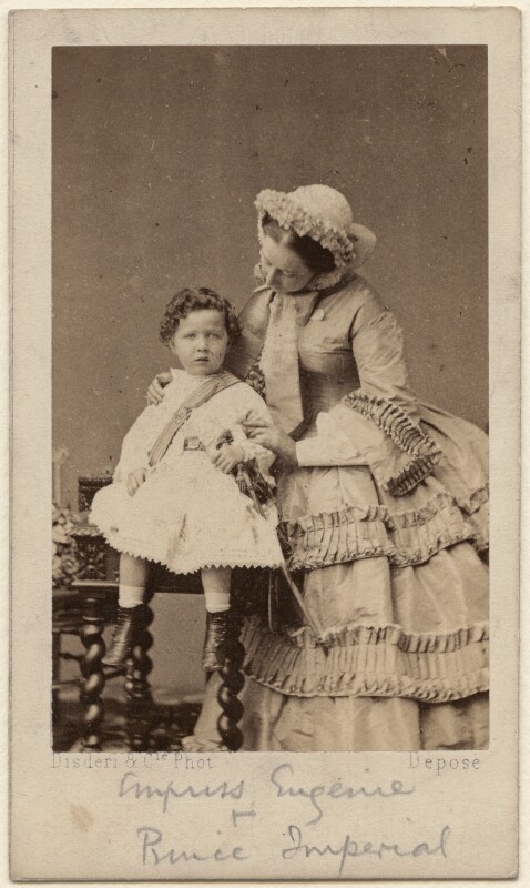 On 16 March 1856, after a two-day labor that endangered mother and child and from which Eugénie made a very slow recovery, the empress gave birth to an only son, Napoléon Eugène Louis Jean Joseph Bonaparte, styled Prince Impérial.