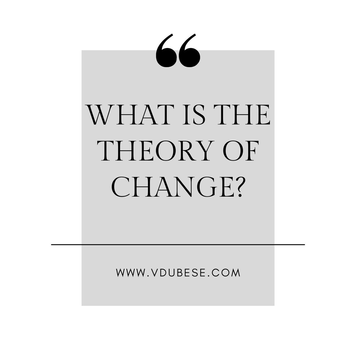 VDubese's tweet photo. RESOURCE: Theory of Change

Are you conducting research to assess the outcome of a program or product? Need a tool to better plan and evaluate the desired long term goal? 

Start with a Theory of Change (TOC).

Download your free TOC worksheet: https://t.co/tTcPeXSXPG https://t.co/32ZPKQKyKS