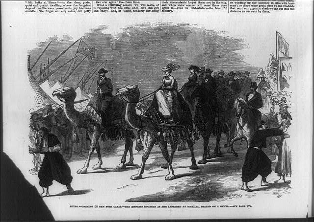 She traveled to Egypt to open the Suez Canal and officially represented her husband whenever he traveled outside France.