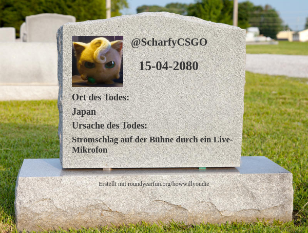 ScharfyCSGO's tweet photo. Dies ist, wie und wann ich sterben werde https://t.co/3JXn22Ugdi

⠀ https://t.co/En3Cs0a8ZD
