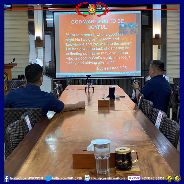 PNP_CPSM's tweet photo. Squad Weekly Interactive Meeting with @PNP_CPSM values and life coach, Pastor Mike Asperin. It was attended by @PNP_CPSM personnel other personalities through Zoom Video Conferencing.

#PNPPATROLPlan2030 
#INSTITUTIONALIZED 
#TeamPNP 
#WeServeAndProtect 
#PNPKakampiMo https://t.co/8GBfT0Diba