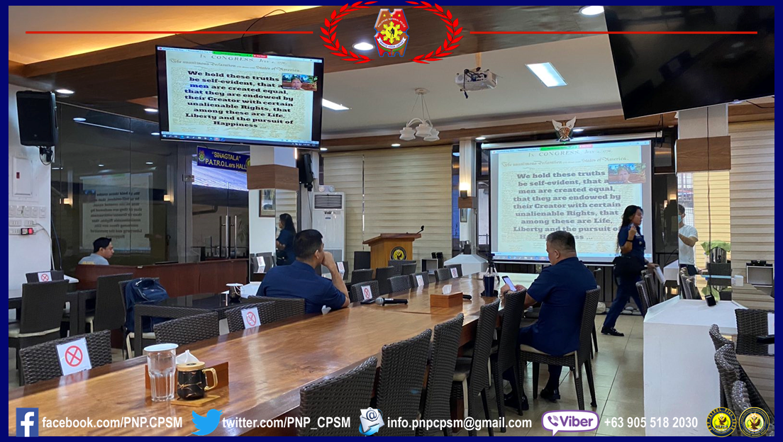 PNP_CPSM's tweet photo. Squad Weekly Interactive Meeting with @PNP_CPSM values and life coach, Pastor Mike Asperin. It was attended by @PNP_CPSM personnel other personalities through Zoom Video Conferencing.

#PNPPATROLPlan2030 
#INSTITUTIONALIZED 
#TeamPNP 
#WeServeAndProtect 
#PNPKakampiMo https://t.co/8GBfT0Diba