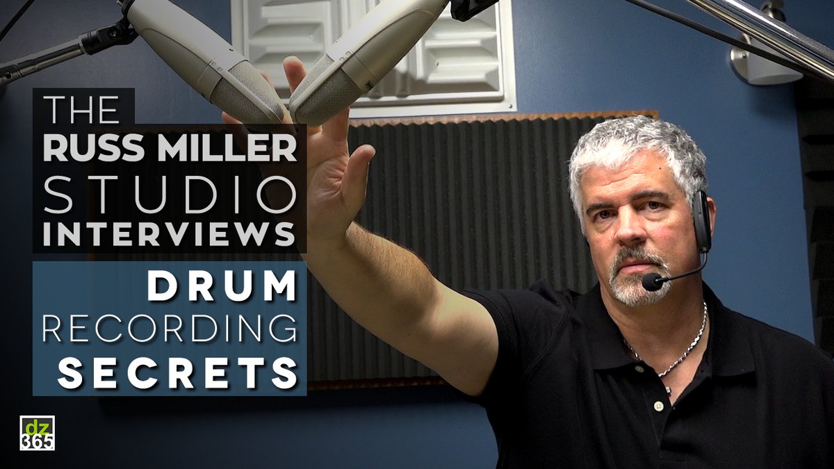 Drummerszone's tweet photo. Watch &amp; Learn 'The Secrets of Drum Recording' - a free Drum and Recording lesson with Multi-Grammy winning drummer Russ Miller on https://t.co/pHfGKgAdto:
https://t.co/y85QTS2xCQ

#Drummerszone #RussMiller #recording #Drums #drummer #mapex #zildjianfamily #teamremo #vicfirth https://t.co/VEl1nxOhfn