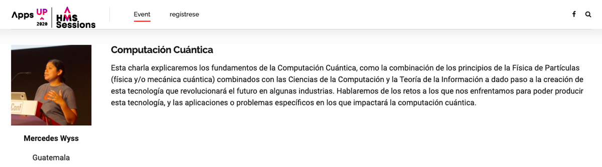 itrjwyss's tweet photo. Este jueves 30 de julio a las 11:00 (GTM -6 hora de Centro América) estaré dando una charla sobre 𝗖𝗼𝗺𝗽𝘂𝘁𝗮𝗰𝗶𝗼́𝗻 𝗖𝘂𝗮́𝗻𝘁𝗶𝗰𝗮 en el #HMSSessions de Huawei Mobile Services.

Más info del evento y registro gratuito en el sitio web del evento https://t.co/xl2VMZj3l9 https://t.co/CljvbnmUps