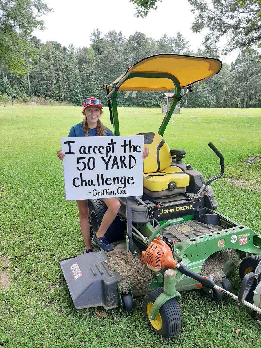 iamrodneysmith's tweet photo. Family, Please help me welcome Reese from Griffin,Ga to the family . She has  accepted our 50 yard challenge . Thank you for wanting to make a difference in your community https://t.co/UKQ5Gcxnzt