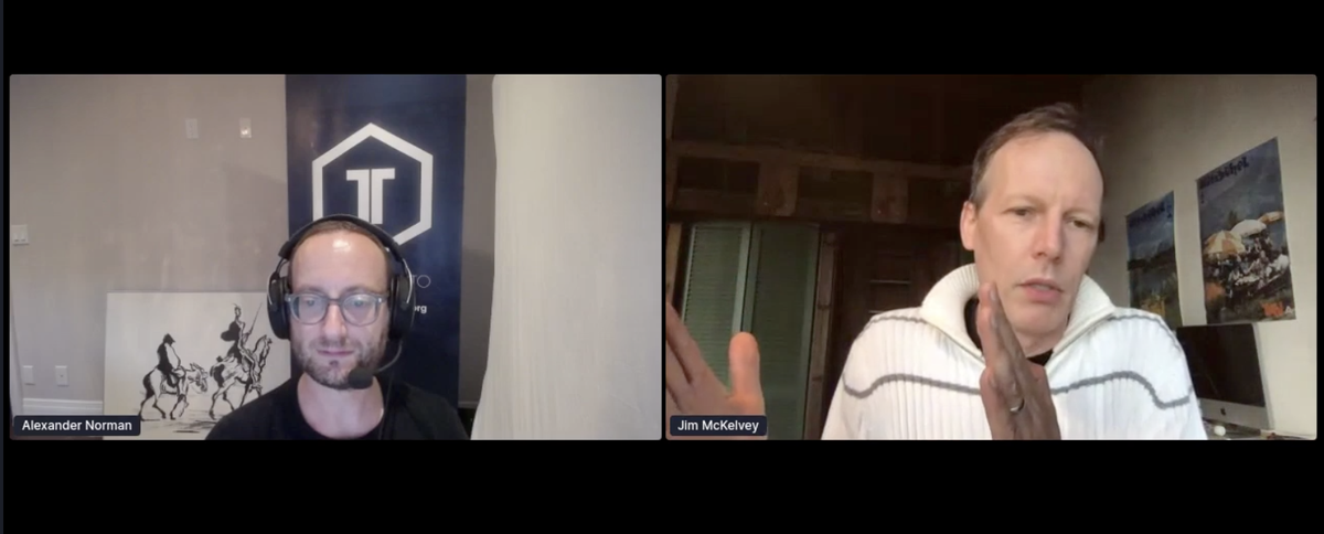 byvi_co's tweet image. &quot;Business  + Crazy = Entrepreneur🚀&quot; - Jim McKelvey, @2000F @alexandernorman  #TechTO #InnovationStack