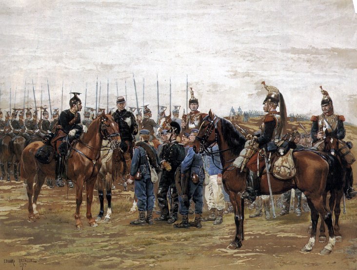 After the outbreak of the Franco-Prussian War in 1870, Eugénie remained in Paris as Regent while Napoleon III and the Prince Imperial travelled to join the troops at the German front.