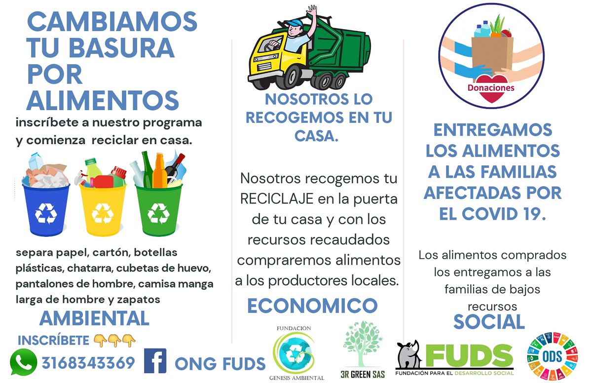 concejal_edward's tweet photo. ÚNETE A NUESTRA CAMPAÑA!!!
Te gusta ayudar a los que lo necesitan, cuidar el medio ambiente y aportar a nuestra economía local. 

Inscríbete aquí 👇👇👇👇
https://t.co/P6vESjoEGP https://t.co/XaWccqIZm6