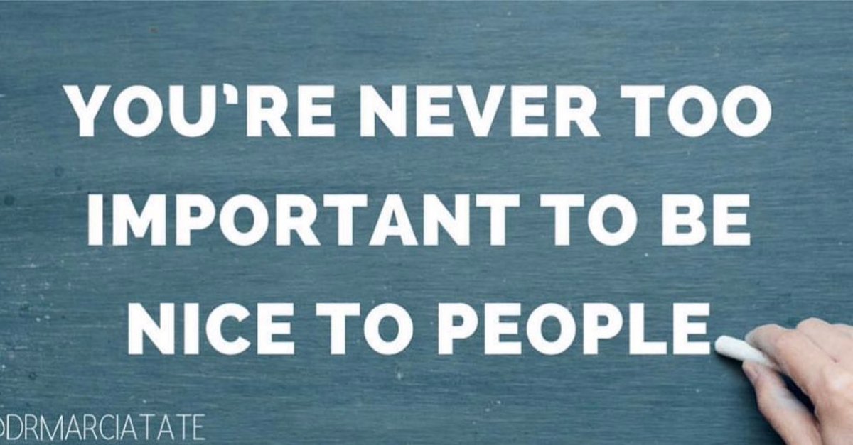 We’re never too important (or too busy!) to be nice to people. As teachers and administrators, our days may be full to the brim, but I assure you—there’s always time to be kind. #edchat