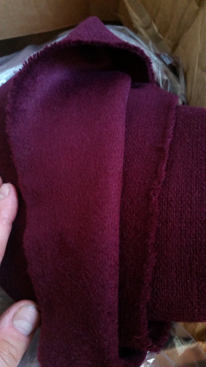 So Mile's wool arrived, and it's thicker than I anticipated--almost a flannel. I was concerned but it sews and presses really nicely. I think it'll look beautiful but boy it's going to be WARM