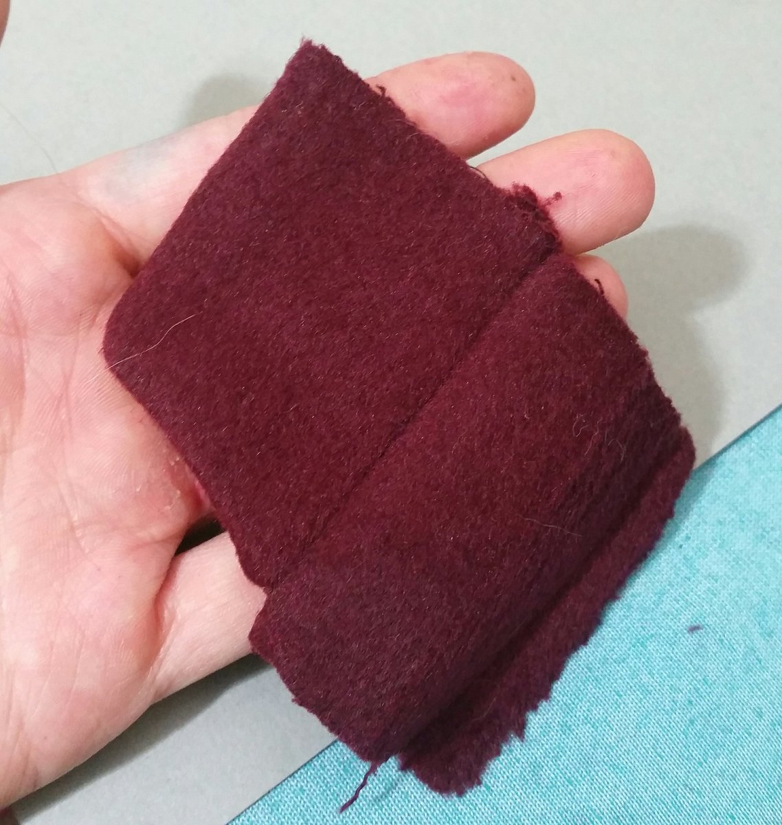 So Mile's wool arrived, and it's thicker than I anticipated--almost a flannel. I was concerned but it sews and presses really nicely. I think it'll look beautiful but boy it's going to be WARM